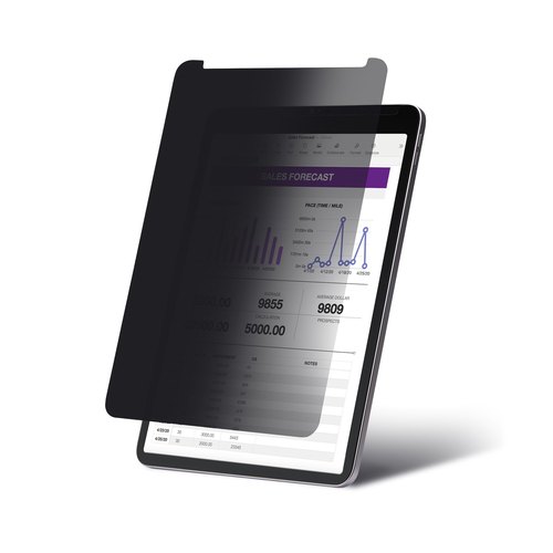 StarTech.com 4-Way 11-inch iPad Pro Privacy Filter, Portrait/Landscape Orientatie, Touch-Enabled, Anti-Glans Security Filter, +/- 30 Graden Kijkhoek, 51% Blauw Licht Vermindering