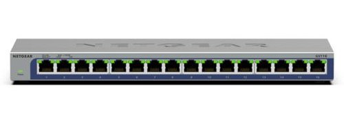 NETGEAR GS116 Unmanaged L2 Gigabit Ethernet (10/100/1000) Zwart
