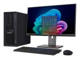 Lenovo ThinkStation P4 AMD Ryzen™ 7 PRO PRO 9745 32 GB DDR5-SDRAM 512 GB SSD NVIDIA RTX A1000 Windows 11 Pro Tower PC Zwart