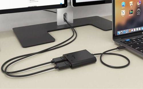 i-tec USB-C Dual 4K/60Hz (single 8K/30Hz) HDMI Video Adapter