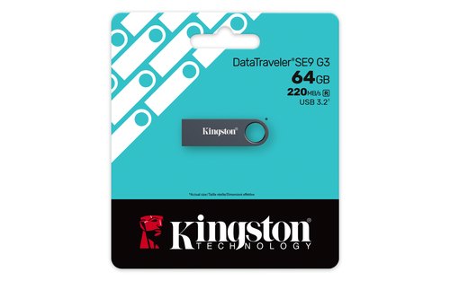 Kingston Technology DataTraveler 64GB SE9 G3 - Dark Nickel