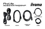 iiyama ProLite XCB3497WQSNP-B1 computer monitor 86,4 cm (34") 3440 x 1440 Pixels UltraWide Quad HD LED Zwart