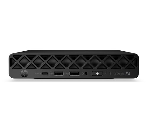 HP EliteDesk 8 Mini G2i Next Gen AI PC Copilot+ PC Intel Core Ultra 7 356H 16 GB DDR5-SDRAM 512 GB SSD Windows 11 Pro Mini PC Zwart
