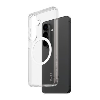 PanzerGlass CARE™ by ® Urban Explorer Case Transparent w. White Qi Samsung Galaxy S26 mobiele telefoon behuizingen Hoes Transparant