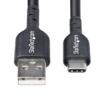 StarTech.com 4m USB-A naar USB-C Laadkabel, USB-A naar USB Type-C Oplaadkabel, Opladen & Synchroniseren, Fast Charge 3A, USB 2.0 Data Transfer Kabel, TPE Mantel, Zwart