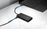 ASUS Dual 4K USB-C Dock DC201 Bedraad USB 3.2 Gen 2 (3.1 Gen 2) Type-C Zwart