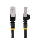 StarTech.com 50cm CAT6a Ethernet Kabel, Zwart, Low Smoke Zero Halogen (LSZH), 10GbE 500MHz 100W PoE++ Snagless RJ-45 S/FTP Netwerk Patch Kabel met Trekontlasting, Fluke Tested/ETL