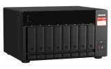 QNAP TS-873A NAS Tower Ryzen Embedded V1500B 8 GB DDR4 0 TB QNAP Turbo System Zwart