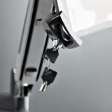 StarTech.com VESA Mount Adapter voor 7,9" tot 12,5" Tablet, Draagvermogen 2kg, 75x75/100x100 VESA Patterns, Universele Anti-Diefstal VESA Tablet Mount Klem, Secure Tablet Mount, Zwart