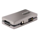 StarTech.com USB-C Multiport Adapter, 4K 60Hz HDMI 2.0b, HDR, USB 3.2 Gen 2 10Gbps Hub (2xUSB-C, 1xUSB-A), 100W PD Pass-Through, Mini Travel Dock, 30cm Kabel, Laptop Docking Station, USB Type-C Travel Adapter