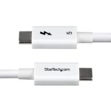 StarTech.com 1m Thunderbolt 5 Kabel, 80Gbps/Tot 120Gbps, 240W PD, 8K 60Hz, Gecertificeerde Thunderbolt Kabel, Compatibel met Thunderbolt 4/USB4/USB-C, Wit