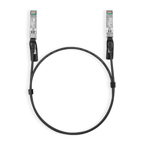 TP-Link Omada TL-SM5220-1M InfiniBand en Glasvezelkabel SFP+ DAC Zwart