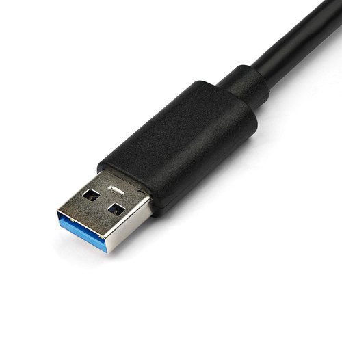 StarTech.com USB 3.0 naar gigabit Ethernet-adapter NIC met USB-poort - zwart