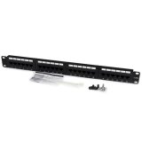 StarTech.com 24-poorts 1U in een rek te monteren Cat 6 110 patchpaneel