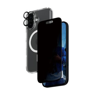 PanzerGlass ® 3-in-1 Privacy Protection Bundle iPhone 16 Doorzichtige schermbeschermer Apple 1 stuk(s)