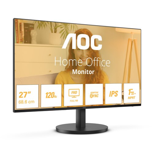 AOC B3 27B3HA2 computer monitor 68,6 cm (27") 1920 x 1080 Pixels Full HD LED Zwart