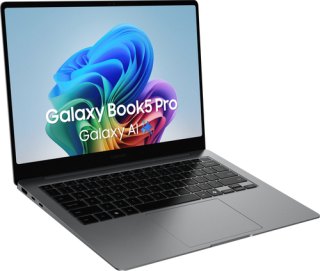 Samsung Galaxy Book5 Pro Intel Core Ultra 7 256V Laptop 35,6 cm (14") Touchscreen WQXGA+ 16 GB LPDDR5x-SDRAM 512 GB SSD Wi-Fi 7 (802.11be) Windows 11 Home Grijs
