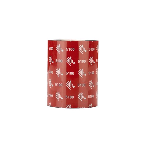 Zebra 5100 Resin thermal ribbon 450 m Zwart