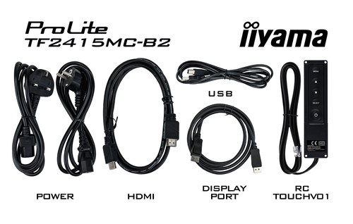 iiyama ProLite TF2215MC-B2 computer monitor 54,6 cm (21.5") 1920 x 1080 Pixels Full HD LED Touchscreen Multi-gebruiker Zwart