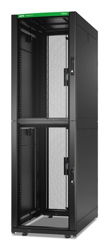 APC NetShelter SX, serverrackbehuizing, colocatie, 2 x 20U, 600W x 1070D mm, met zijkanten, zwart