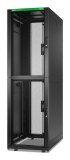 APC NetShelter SX, serverrackbehuizing, colocatie, 2 x 20U, 600W x 1070D mm, met zijkanten, zwart