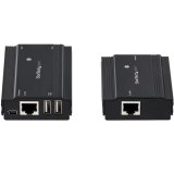 StarTech.com 4-Port USB 2.0 Extender Hub over Single CAT5e/CAT6 Ethernet Kabel (RJ45) - 100m - USB Extender Hub Adapter Kit - Metalen Behuizing - Extern Gevoed - 480 Mbps