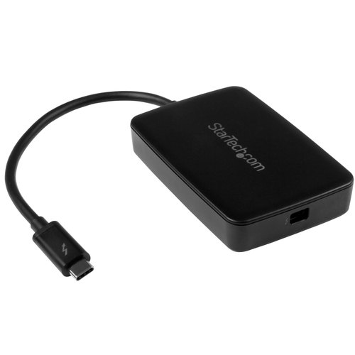 StarTech.com Thunderbolt 3 naar Thunderbolt 2 Adapter, TB3 Laptop naar TB2 Schermen & Apparatuur, Thunderbolt 2 20Gbps of Thunderbolt 1 10Gbps Converter, Thunderbolt 3 Gecertificeerd, Windows/Mac