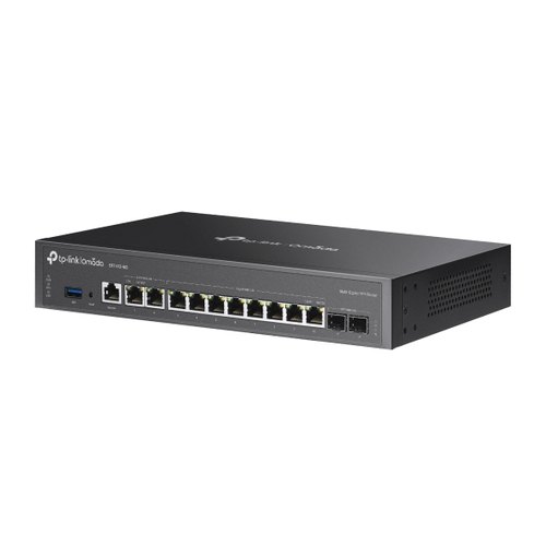 TP-Link Omada ER7412-M2 bedrade router 2.5 Gigabit Ethernet, Gigabit Ethernet Zwart