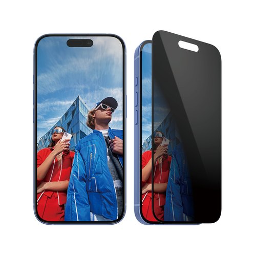 PanzerGlass ® 2-Way Privacy Screen Protector iPhone 16 | 15 | Ultra-Wide Fit w. EasyAligner Doorzichtige schermbeschermer Apple 1 stuk(s)