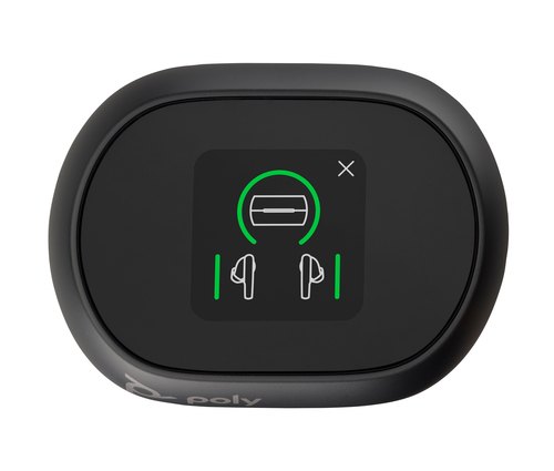 HP Poly Voyager Free 60+ UC Carbon Black Earbuds + BT700 USB-C-adapter + oplaadcase met touchscreen