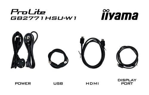 iiyama G-MASTER GB2771HSU-W1 computer monitor 68,6 cm (27") 1920 x 1080 Pixels Full HD LCD Wit