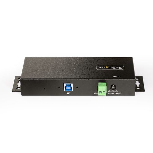 StarTech.com 7-Port Managed USB Hub met 4x USB-A, Heavy Duty met Industriële Stalen Behuizing, ESD & Overspanningsbeveiliging, Wand/Bureau/Din-Rail Montage, USB 3.0/3.1/3.2 Gen 1 5Gbps
