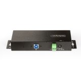 StarTech.com 7-Port Managed USB Hub met 4x USB-A, Heavy Duty met Industriële Stalen Behuizing, ESD & Overspanningsbeveiliging, Wand/Bureau/Din-Rail Montage, USB 3.0/3.1/3.2 Gen 1 5Gbps