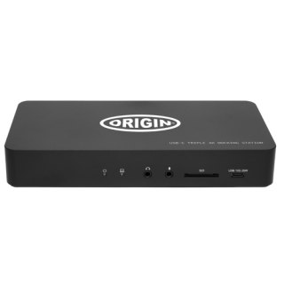 Origin Storage 40AF0135UK-OS laptop dock & poortreplicator Docking USB 3.2 Gen 1 (3.1 Gen 1) Type-A + Type-C Zwart