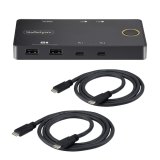 StarTech.com C2-H46-UC2-PD-KVM KVM-switch Zwart