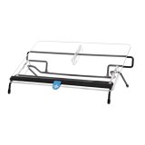 R-Go Tools Documenthouder R-Go Flex Read, ergonomisch, met soft foam polssteun, transparant acrylaat