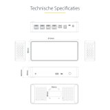 StarTech.com USB-C Dock, 4K 60Hz Quad Monitor DisplayPort & HDMI, Universeel USB Type-C Docking Station met 100W Power Delivery, USB Hub met 1x USB Type-C & 3x USB-A, Ethernet, Audio
