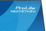 iiyama ProLite XB2797HSU-B1 computer monitor 68,6 cm (27") 1920 x 1080 Pixels Full HD LED Zwart