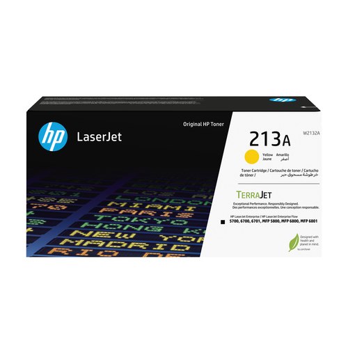 HP 213A originele LaserJet-tonercartridge, geel