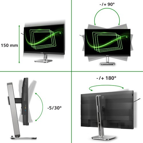 Philips 5000 series 27B2G5500/00 computer monitor 68,6 cm (27") 2560 x 1440 Pixels Quad HD LCD Antraciet