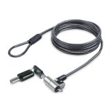 StarTech.com Nano Laptopslot, 2m, Anti Diefstal Kabelslot met Sleutel, Nano Slot Security Kabel voor 2-1 Laptops/EliteBook/Lenovo X1, Bestand tegen Doorsnijden, Computerslot voor Laptop Beveiliging