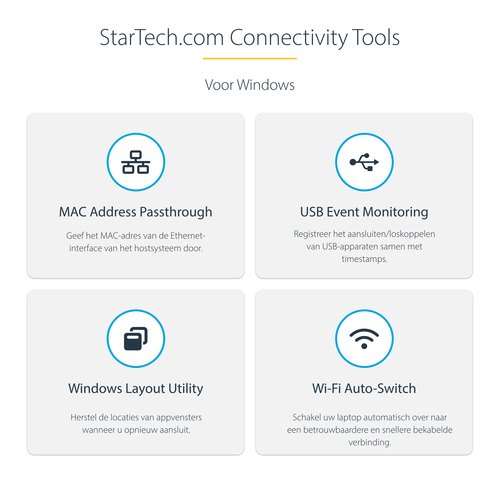 StarTech.com USB-C Triple Monitor Multiport Adapter, 5Gbps, Dual 4K 60Hz + 4K 30Hz HDMI & DisplayPort, 4-Port USB Hub, 100W PD Pass-Through, GbE, SD/MicroSD Kaartlezers