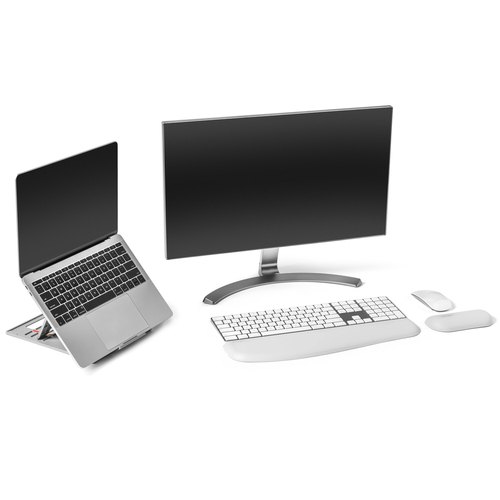 Kensington SmartFit Easy Riser Go verstelbare ergonomische laptopverhoger met koelfunctie tot 14” laptops
