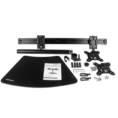 StarTech.com Dual monitor arm horizontaal zwart