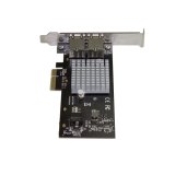 StarTech.com Dual Port 10G PCIe Netwerk Adapter Kaart, Intel-X550AT 10GBASE-T & NBASE-T PCI Express Netwerk Interface Adapter 10/5/2.5/1GbE Multi Gigabit Ethernet 5 Speed NIC LAN Kaart