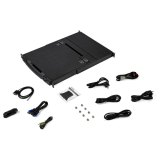 StarTech.com Dual Rail KVM Rack Console, HD 1080p, Single Port DVI/VGA KVM met 17" LCD Scherm voor Server Rack, Universele 1U LCD KVM Console met Kabels, USB Support, 50000 MTBF, QWERTY Keyboard
