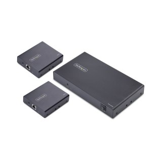StarTech.com 4-Port HDMI Extender en Splitter Over CAT6, 4K 60Hz, Tot 70m, 1x4 HDMI over Ethernet Distributie Kit met IR en Power Over Cable