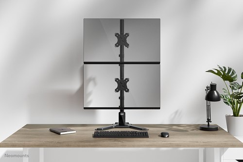 Neomounts DS45-600BL2V Monitorstandaard voor twee schermen 10-32"