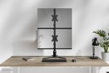 Neomounts DS45-600BL2V Monitorstandaard voor twee schermen 10-32"