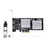 StarTech.com 2-Port 10GbE PCIe Netwerk Adapter Kaart, Netwerk Kaart voor PC/Desktop/Server, Zes Snelheden, PCIe Gigabit Ethernet Kaart met Jumbo Frame Ondersteuning, NIC/LAN Interface Kaart, 10GBASE-T en NBASE-T